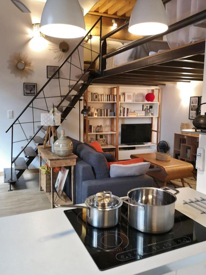 Authentic Loft With Mezzanine & Exposed Stones Heart Of Lyon Apartman Kültér fotó