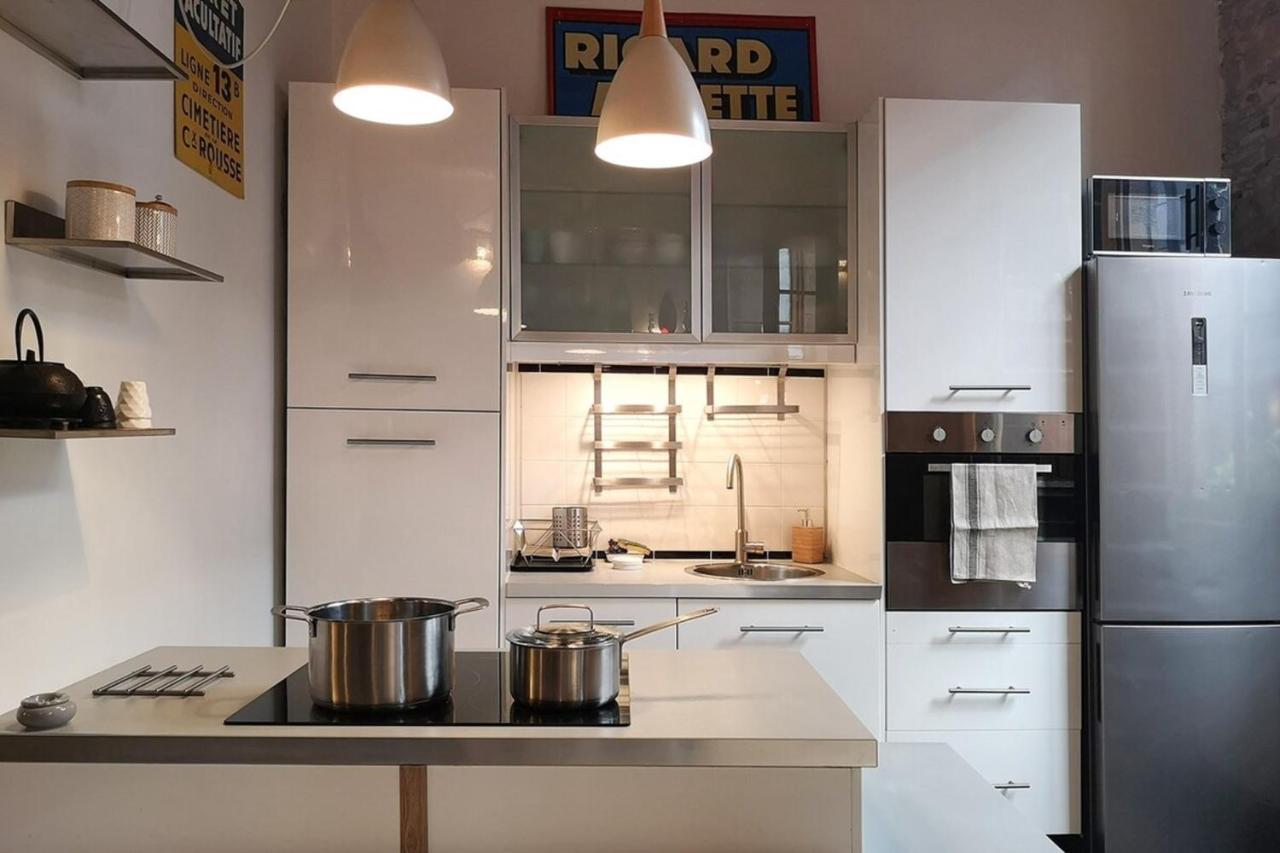 Authentic Loft With Mezzanine & Exposed Stones Heart Of Lyon Apartman Kültér fotó