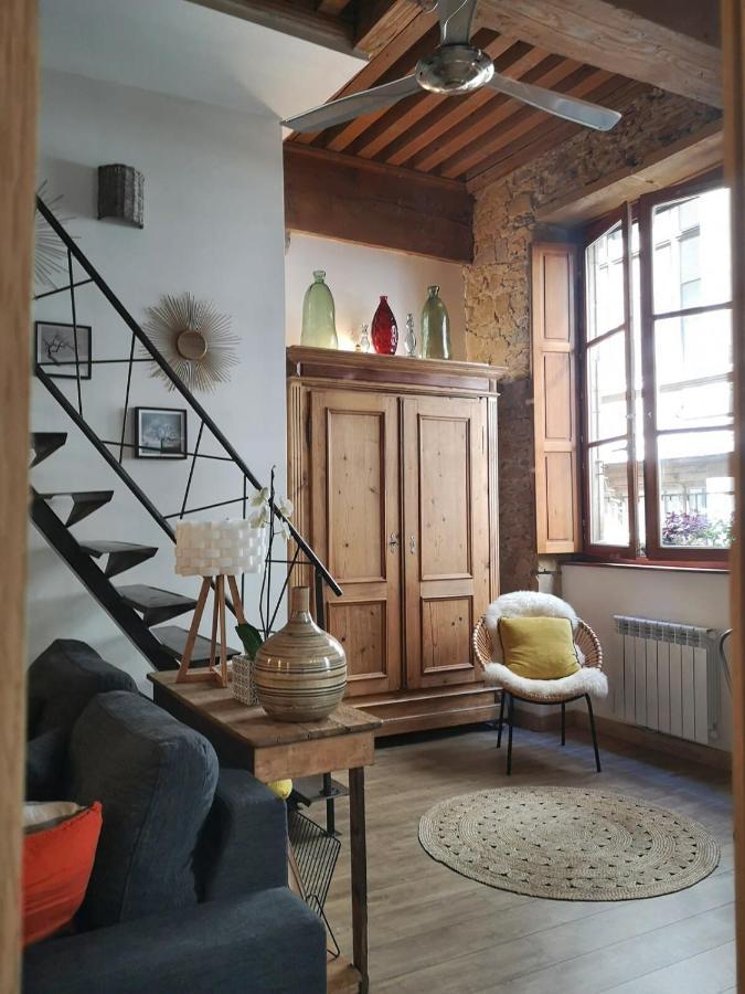 Authentic Loft With Mezzanine & Exposed Stones Heart Of Lyon Apartman Kültér fotó